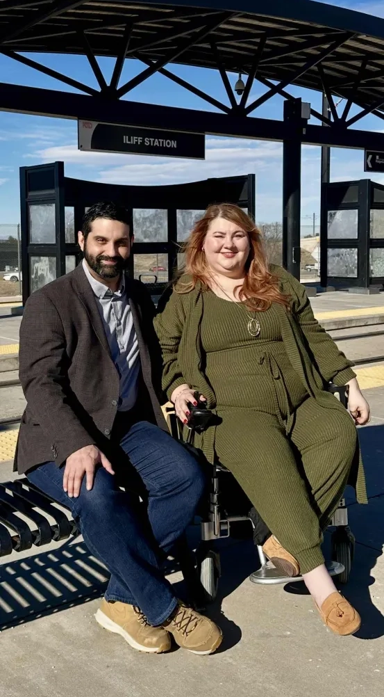 Aly and her husband, Juan